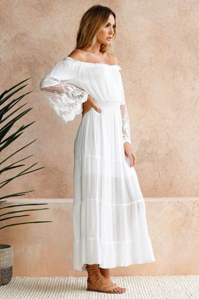 The Ruth Long Lace Maxi Dress for Tween Girls