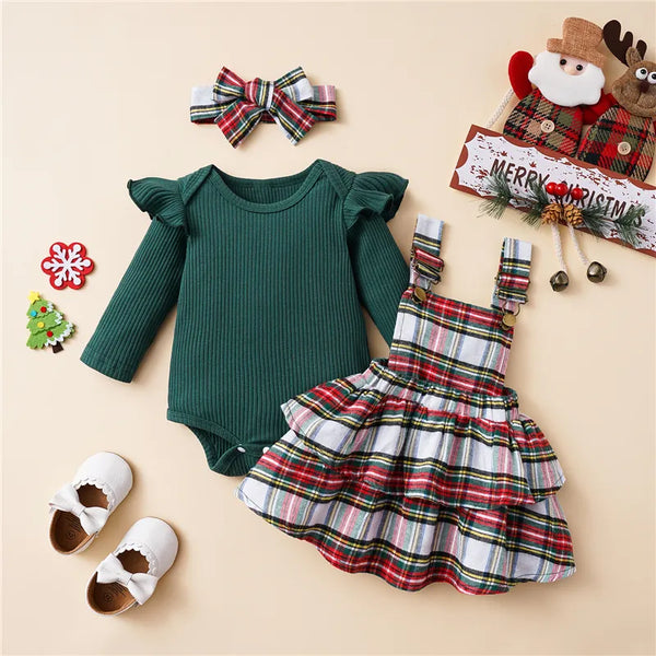 The Joyce Plaid Romper Outfit