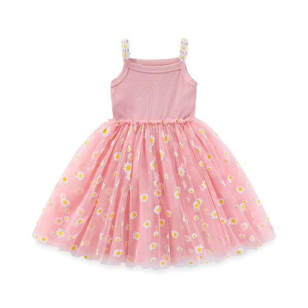 Pretty Daisies Tulle Twirl Dress for Baby & Little Girls
