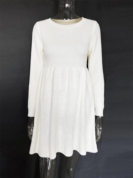 The Khloe Large Knit Sweater Dress for Women & Teens