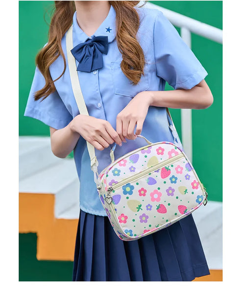 Strawberry Meadow 3-piece Backpack Set in Ivory