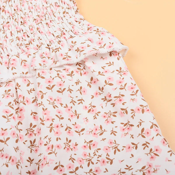 Momma & Me Pink Posies Boho Maxi Dress