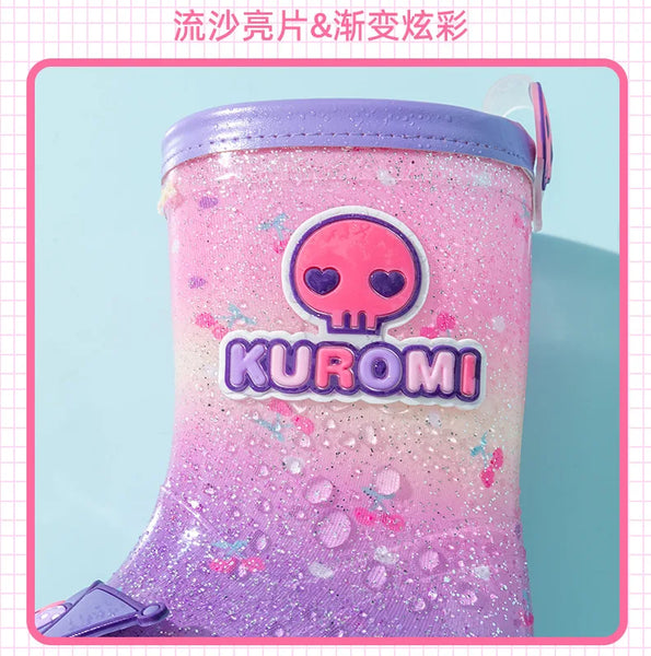 Purple Love Kuromi™ Rain Boots for Girls