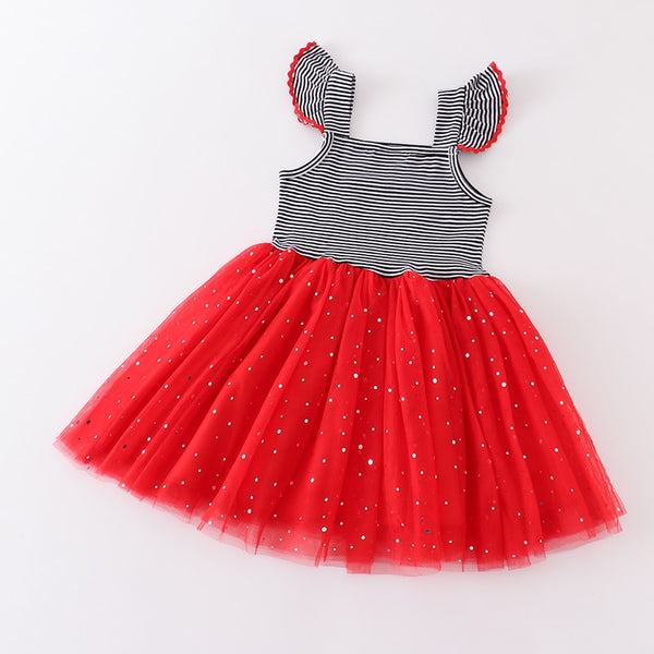 School is in Session Sparkly TuTu Dress