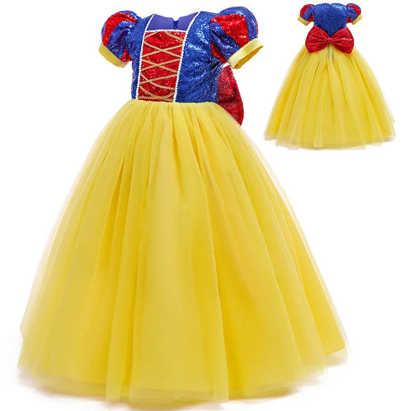 Sparkly Fancy Snow White™ Ball Gown Costume for Girls