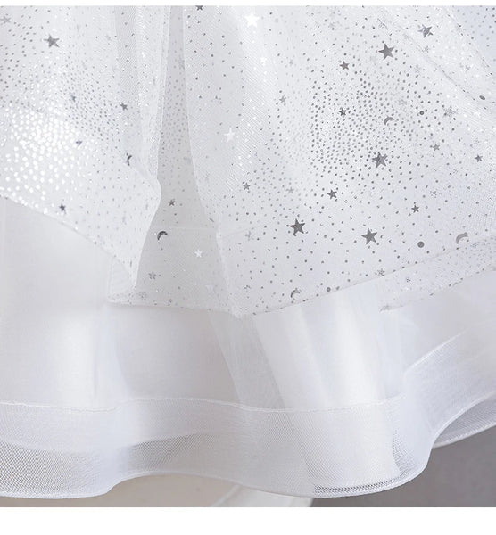 Hermione High Low Sparkle Special Occasion Dress for Girls