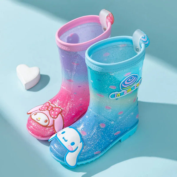 Hello Kitty & Friends Sparkly Rain Boots for Girls