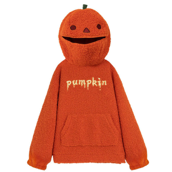 Extra Cozy Oversized Pumpkin Hoodie/Costume