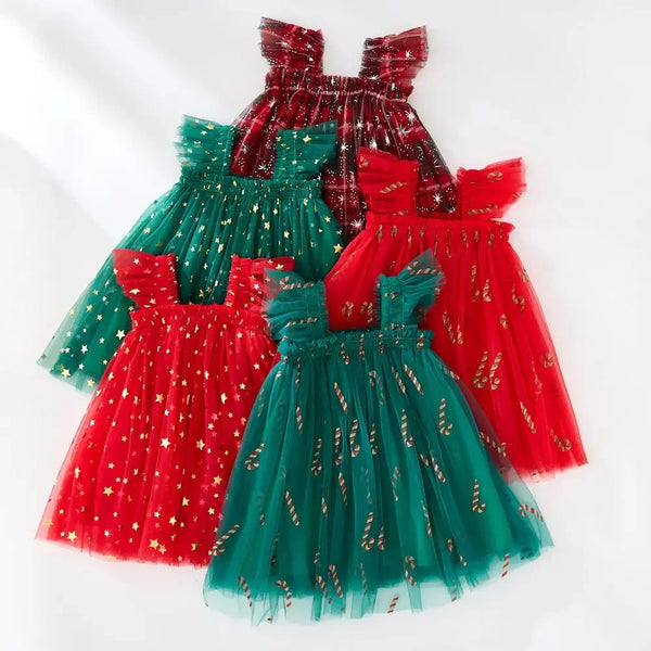Felisa Festive Sparkly Party Dresses for Baby & Little Girls