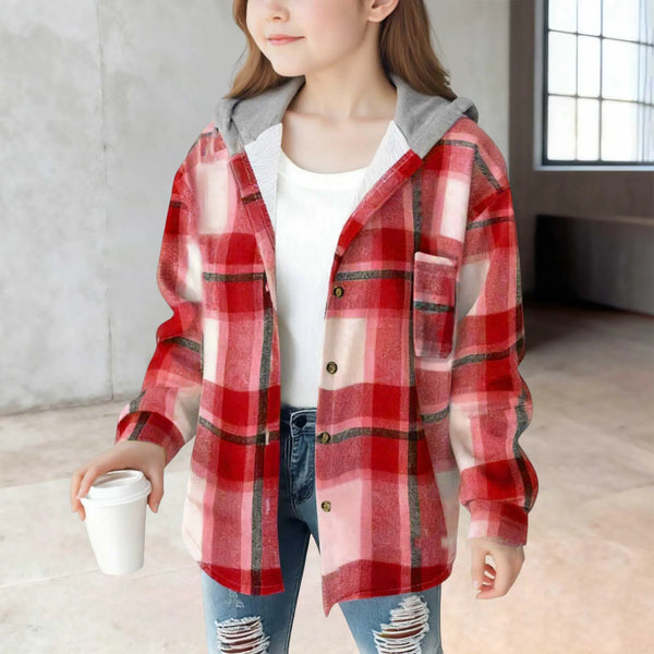 Maya Hooded Shacket for Girls & Teens