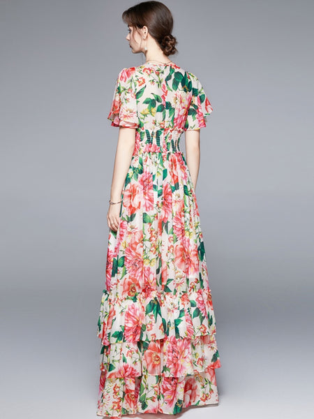 The Hera Floral Maxi Dress for Women