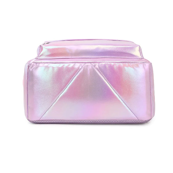 So Shiny Smooth Iridescent Backpack Set