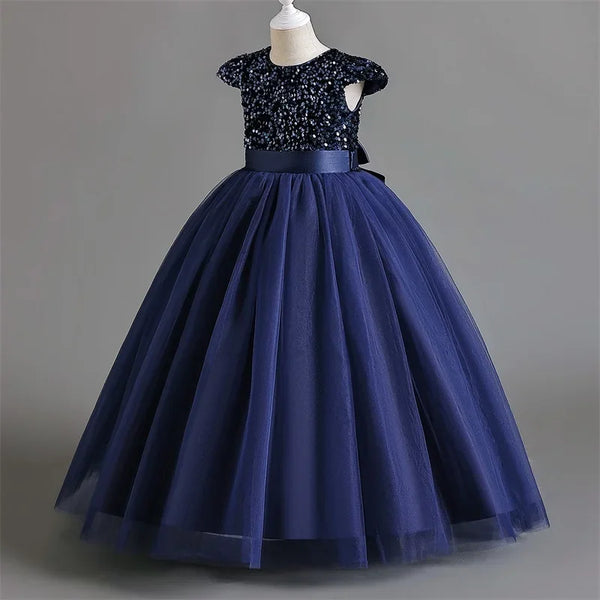 Dominique Gorgeous Sequin Tulle Ballgown Special Occasion Dress for Girls