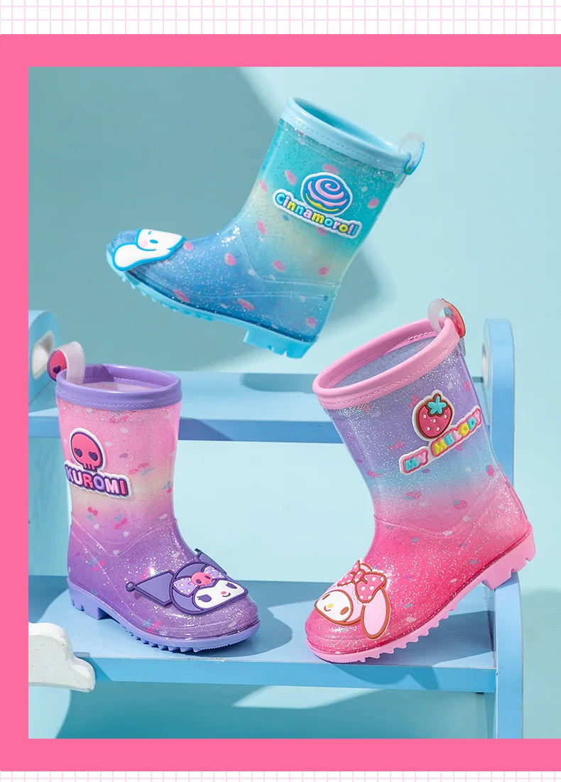 Kitty rain boots hotsell