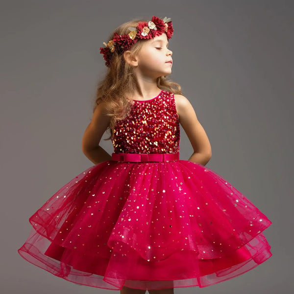 The Chantel Sequin Special Occasion Dress for Girls