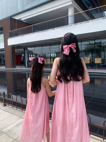 Momma & Me Matching: Pink Dip-Dye Dress