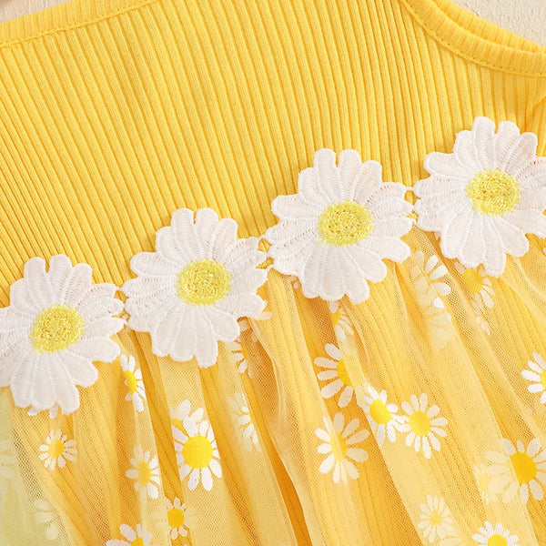 Summer Daisies Romper Dress Outfit