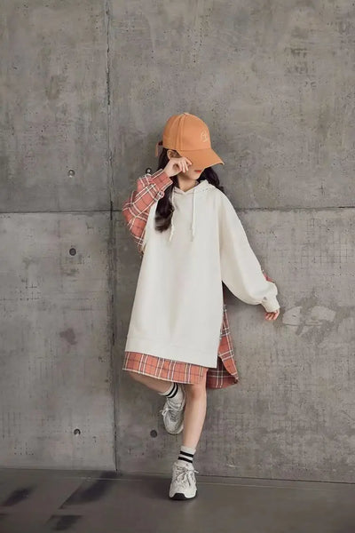 The Plaid Hoodie Dress for Girls & Tweens