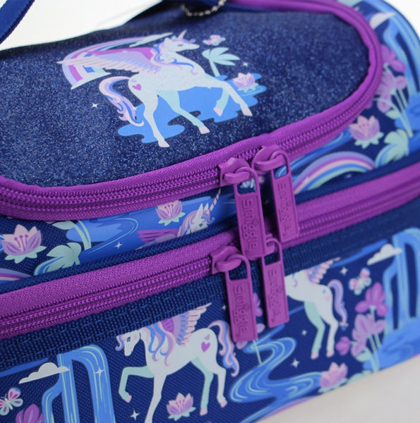 Smiggle Starry Unicorn Pegasus Double Decker Lunchbox