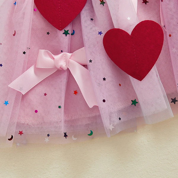 Little Sweet Heart Top & Tutu Skirt Set for Baby & Toddler Girls