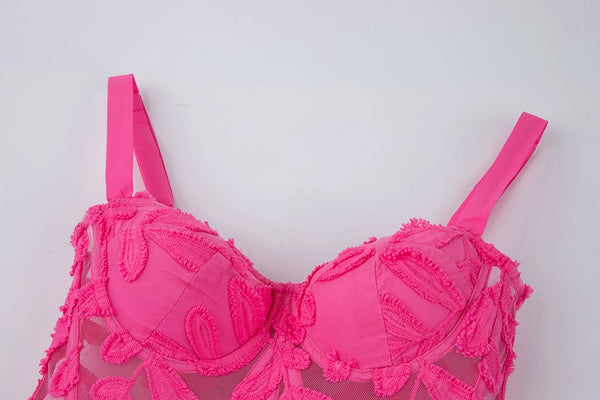 Lacy Vineyard Spaghetti Strap Sweetheart Special Occasion Dress