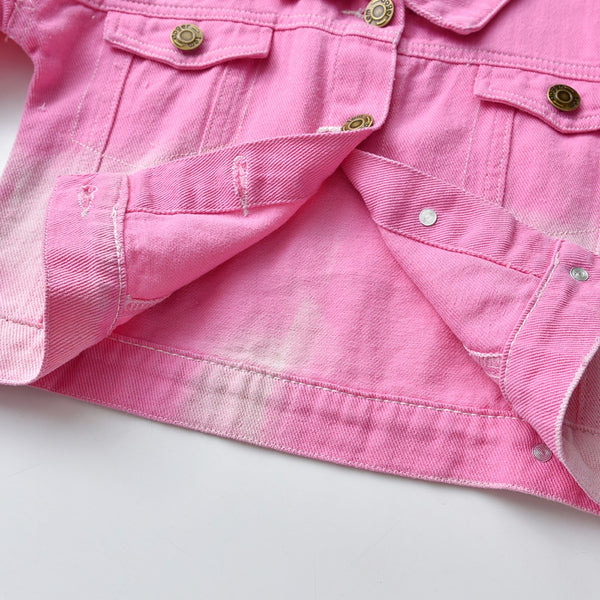 Girls' Dip-Dye Denim Jacket (for Girls & Baby)