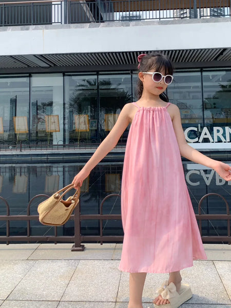 Momma & Me Matching: Pink Dip-Dye Dress