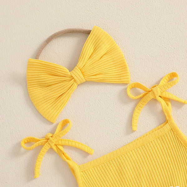 Summer Daisies Romper Dress Outfit