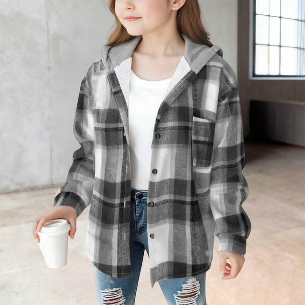 Maya Hooded Shacket for Girls & Teens