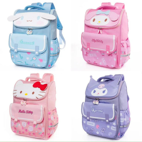 Cutie Face Kuromi™ Lavender Large Capacity Backpack