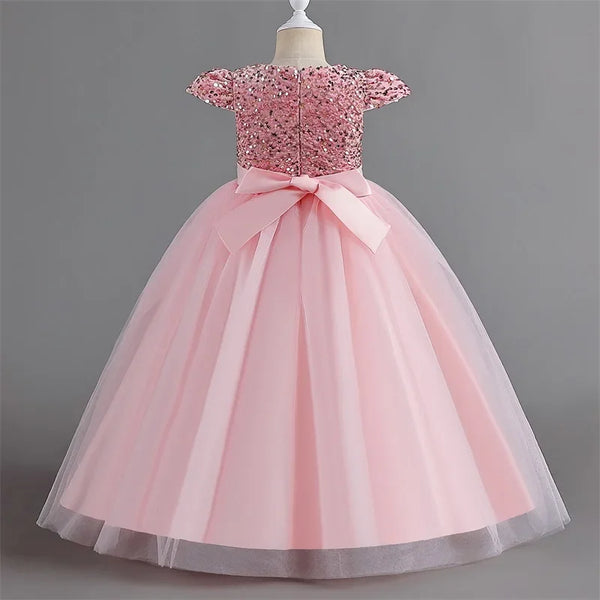 Dominique Gorgeous Sequin Tulle Ballgown Special Occasion Dress for Girls