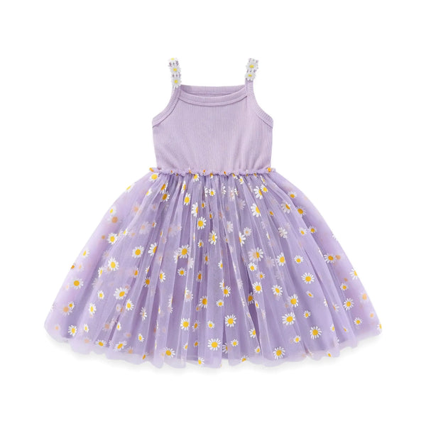 Pretty Daisies Tulle Twirl Dress for Baby & Little Girls
