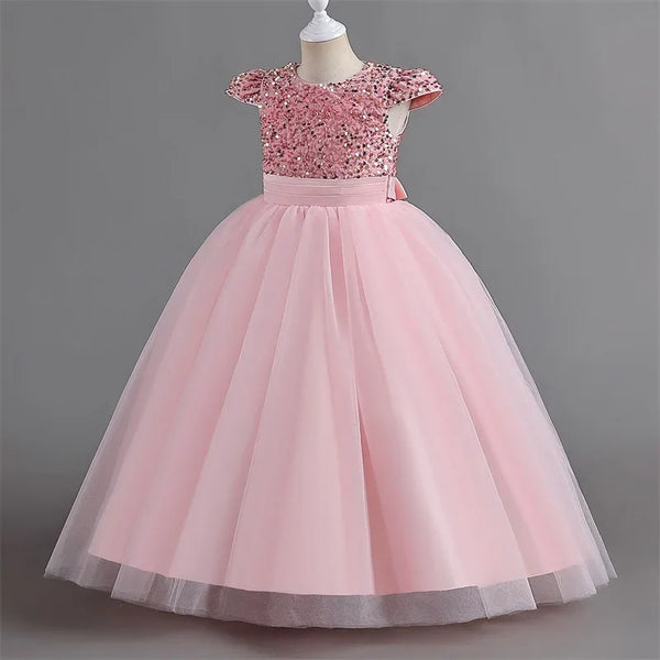 Dominique Gorgeous Sequin Tulle Ballgown Special Occasion Dress for Girls