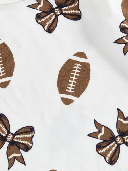Game Day Football Cutie 3-Piece Outfit for Baby & Toddler Girls