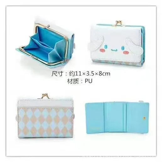 Cutie Face Hello Kitty™, Cinnamoroll™, Kuromi™ or MyMelody™ Wallet