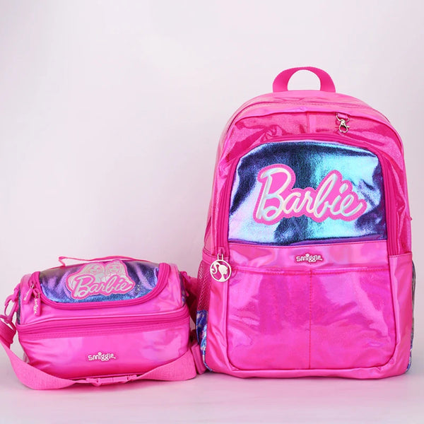 Smiggle Hot Pink Barbie Backpack & Accessories