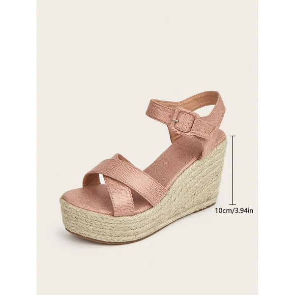 Piama Cross-Top Wedge