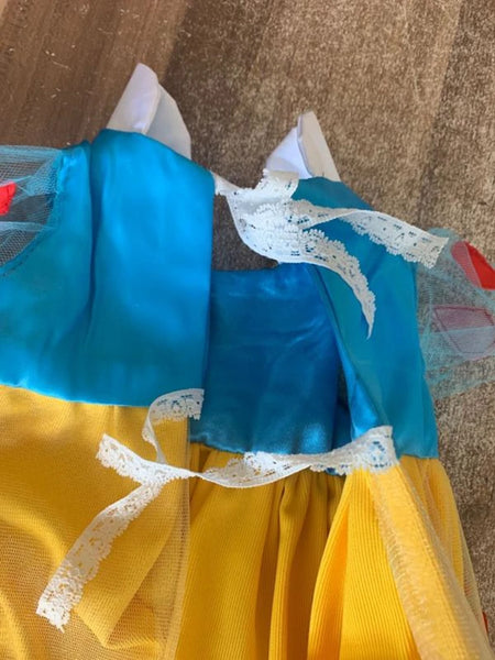 Snow White Dress + Bow Costume for Baby Girls