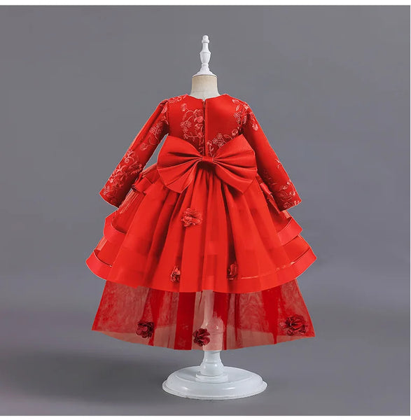 Imelda Layered Special Occasion Dress for Little Girls