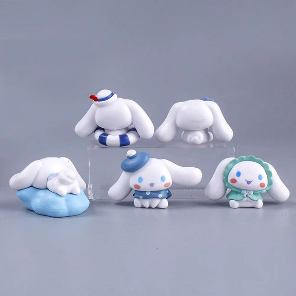 Cinnamoroll 5cm Five Piece Figurine Set