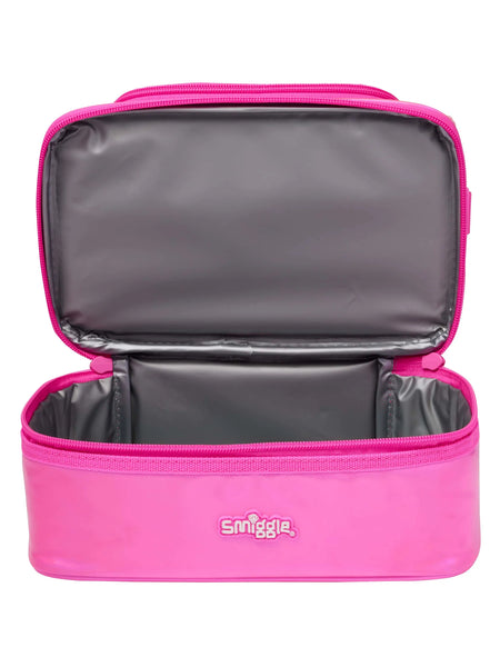 Smiggle Hot Pink Barbie Double Decker Lunchbag