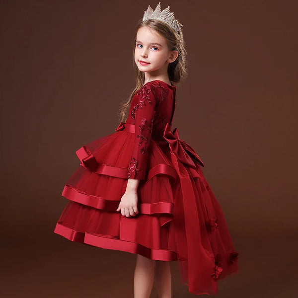 Imelda Layered Special Occasion Dress for Little Girls