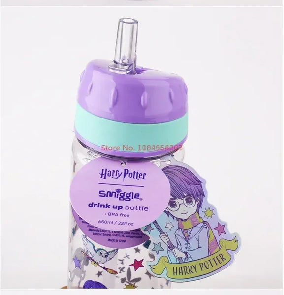 Smiggle Purple Harry Potter Anime Backpack & Accessories