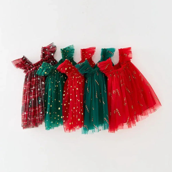 Felisa Festive Sparkly Party Dresses for Baby & Little Girls