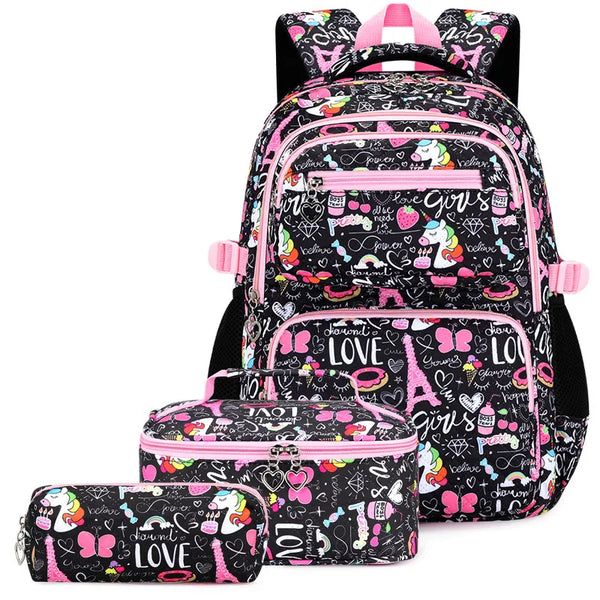 Oui Oui Paris Girls Backpack Set