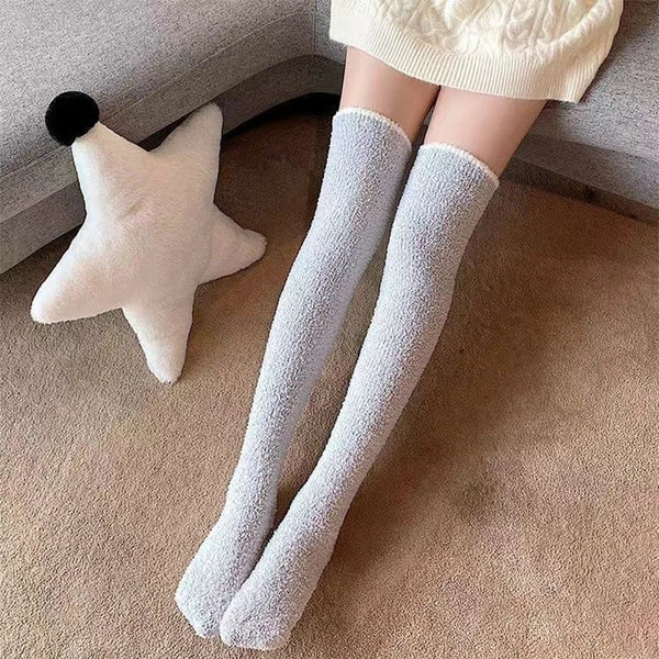Emmerson Super Soft Over-The-Knee Cozy Boucle Socks