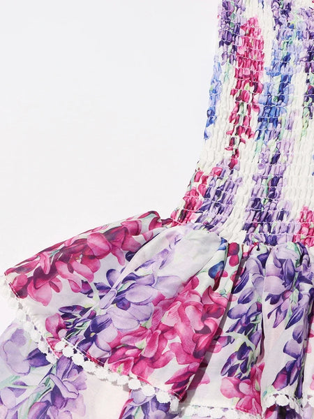 Lilac Bunches Party Dress