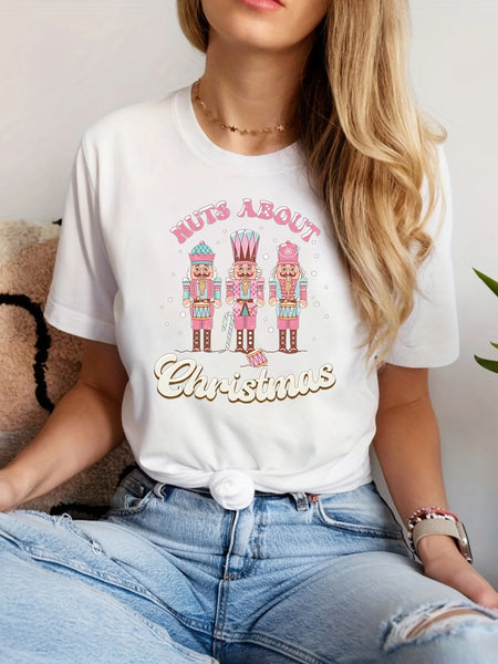 Nuts About Christmas Nutcracker Top for Women & Teens