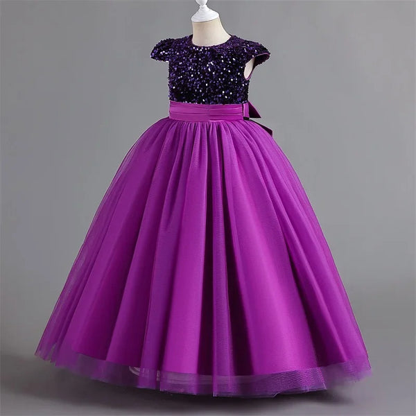 Dominique Gorgeous Sequin Tulle Ballgown Special Occasion Dress for Girls