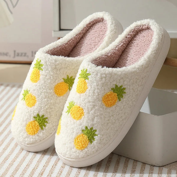 Cozy Fruit Slippers for Women & Tweens
